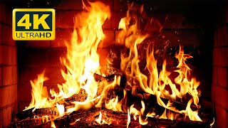 🔥 Cozy Fireplace 4K 12 HOURS Fireplace with Crackling Fire Sounds Crackling Fireplace 4K [upl. by Tedi]