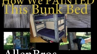 How We Painted This Bunk Bed [upl. by Lybis]