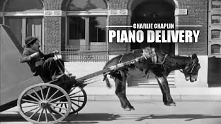 Charlie Chaplin Piano Delivery 1914 Ultra High Definition UHD Funny Video  Classic Movie [upl. by Adlei]