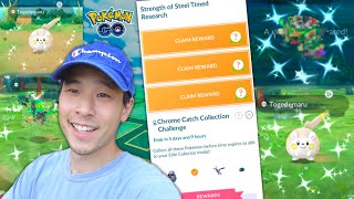 Ultra Unlock 2 Everything Is SHINY BOOSTED 3x Stardust BONUS Hunting Shiny Togedemaru Pokémon GO [upl. by Odinevneib]