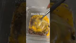 Pan sin harina alto en proteínas y fibra en menos de 5 minutos  receta en el microondas [upl. by Eirdua]