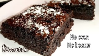 Perfect Chocolate brownie recipe  Tasty Brownie Recipe without oven ampbeater [upl. by Grube592]