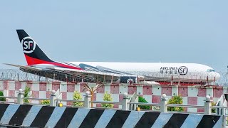 SF AIRLINES BOEING 767300ERF FREIGHTER [upl. by Yetak259]