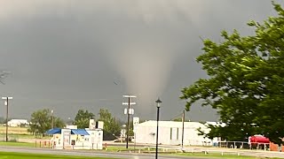 Windthorst TX STOVEPIPE Tornado  May 25 2024 [upl. by Assirialc]