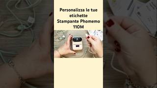 Stampante 110M Phomemo per personalizzare le tue etichette temu [upl. by Pyszka]