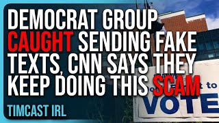 Democrat Group CAUGHT Sending Fake Texts CNN Says They KEEP DOING THIS SCAM [upl. by Aleras401]