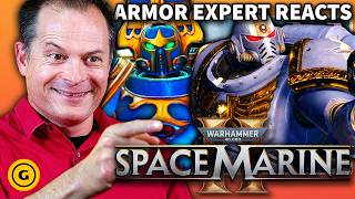 Historian amp Armor Expert Reacts to Warhammer 40k Space Marine 2s Weapons amp Armor [upl. by Naened]