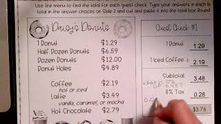 Daisys Donuts Guest Check 1 [upl. by Sandberg]