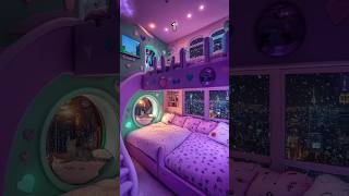 Which bedroom is your favourite😍 sleep chill vibes relax aurora bedroom asthetic asmr cool [upl. by Nhguavahs]