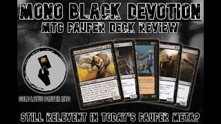 MTG Pauper Deck Review Mono Black Devotion [upl. by Tessy]