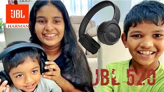 Unboxing JBL 520 headphones with my sister [upl. by Hermine]