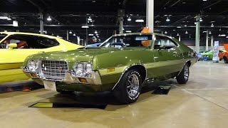 1972 Ford Gran Torino Sport in Green Paint amp 351 Engine Sound on My Car Story with Lou Costabile [upl. by Millur]