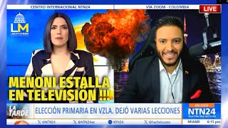 EDUARDO MENONI EXPLOTÓ contra MADURO en TV NTN24 en VIVO [upl. by Furgeson]