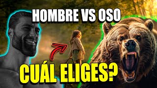 🐺 MUJERES PREFIEREN UN HOMBRE O UN OSO EN EL BOSQUE [upl. by Dino]