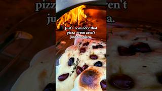 AUTHENTIC Wood Fired Foccacia Bread breadbaking foccacia woodfiredoven [upl. by Dalston]