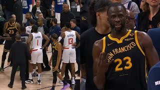 Draymond Green taunts Paul George with 4 fingers after things get heated amp Ty Lue ejected [upl. by Mashe]