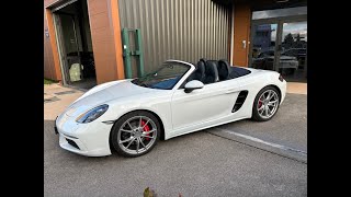 Porsche 718 Boxster S 982 PDK 350Ch [upl. by Einnad744]