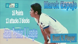 MARCK ESPEJO vs TORAY ARROWS  Japan V League 20182019 [upl. by Nance]