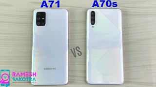 Samsung Galaxy A71 vs A70s SpeedTest and Camera Comparison [upl. by Placida]