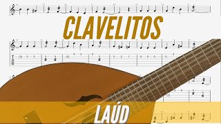 Genaro Monreal  Dame un clavel Clavelitos Tuna Tutorial laúd y bandurria partitura cifrada [upl. by Aipotu904]