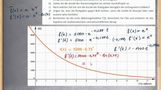 Exponentialfunktionen eFunktionen und Ableitung ★ Übung 1 [upl. by Merv947]