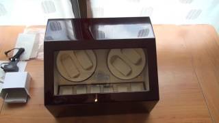 Unboxing Classic Watch Winder Klarstein Display Case [upl. by Nnylyram]