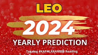 WORKAHOLIC amp BUSY YEAR 2024 ♌️ LEO 2024 GENERALMONEYLOVE TAGALOG TAROT PREDICTIONS KAPALARAN888 [upl. by Laurens]