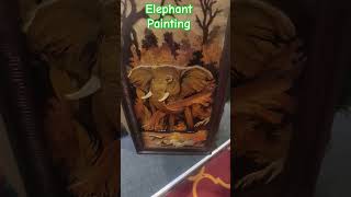 Beautiful Elephant Painting  Wildlife Painting sorts [upl. by Vincenz]