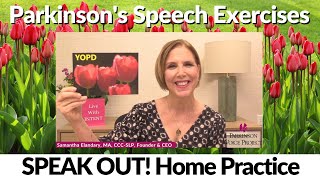 Parkinsons Speech Exercises YOPD [upl. by Ellekcim]