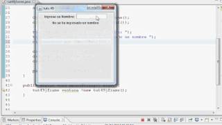 Tutorial Java 49  JTextField [upl. by Wernsman]