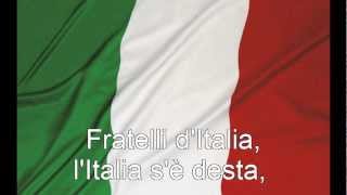 Inno nazionale  Inno di Mameli  Fratelli dItalia con testo with lyrics [upl. by Clay]