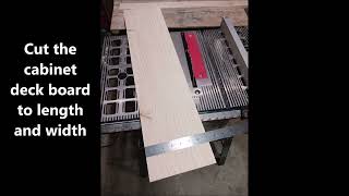 EZ Steel 6 String Pedal Steel Guitar Build The Cabinet And Neck [upl. by Seravaj]