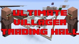 ULTIMATE VILLAGER TRADING HALL TUTORIAL  MINECRAFT HERMITCRAFT SERVER [upl. by Haskel]