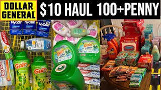 Dollar General CLEARANCE EVENT 10 HAUL  100 PENNY ITEMS [upl. by Inavoj]