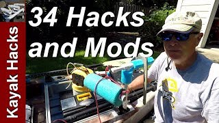 Fishing Kayak Setup Ideas  34 Easy Kayak Modifications for Fishing [upl. by Kabab]