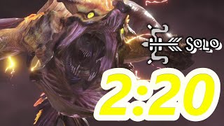 【MHRiseSwitch】雷神 ナルハタタヒメ 弓ソロ 02’20”88Thunder Serpent Narwa Bow Solo [upl. by Stanwood]