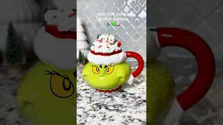 Grinch 💚hot cocoa grinch thegrinch asmr asmrrestock satisfying satisfyingvideo aesthetic [upl. by Aivonas]