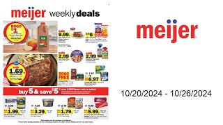 Meijer Weekly Ad US  10202024  10262024 [upl. by Akeirahs]