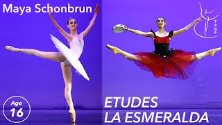 Prix de Lausanne 2022 Winner Maya Schonbrun  16  Master Ballet Academy  Etudes amp Esmeralda [upl. by Kelly]