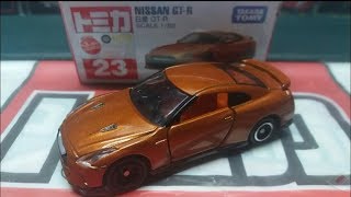 錯版絕版Tomica unboxing no23 Nissan GTR R35 [upl. by Odranreb]