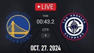 NBA LIVE Golden State Warriors vs LA Clippers  October 27 2024  Clippers vs Warriors LIVE NBA 2K [upl. by Carilla]