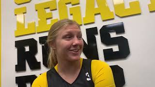 Sydney Affolter on increased role for Iowa Ive truly been ready for it for so long [upl. by Vin]