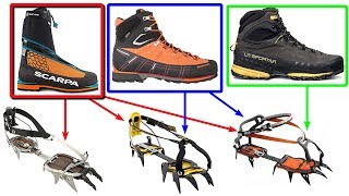 Cómo elegir botas de alpinismo y crampones [upl. by Solohcin383]