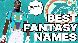 The Best Fantasy Football Team Names in 2024 [upl. by Corissa]