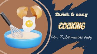 Egg pancake 🥞 recipe for 724 months baby for brain development and weight gain [upl. by Ora375]