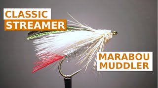 Fly Tying the Marabou Muddler Classic Streamer Fly Pattern [upl. by Aisorbma481]