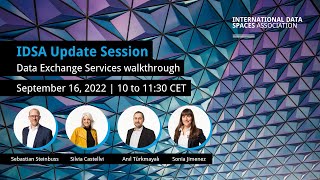 IDSA Update Session  Data Exchange Services walkthrough [upl. by Jehovah]