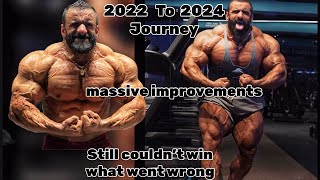 Hadi choopan’s massive improvements 2022 to 2024 journey  What went wrong in Mr olympia 2024 [upl. by Marciano]