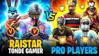 Raistar amp Tonde Gamer Vs Ultra Legendary Pro Players Best Clash Squad Battle 😲 Garena Free Fire [upl. by Adnovoj]