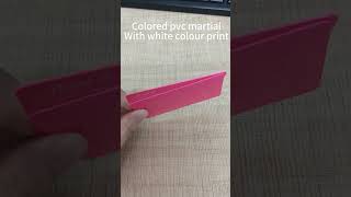 Special colored PVC material card cardmanufacturer customizedcards [upl. by Soraya]